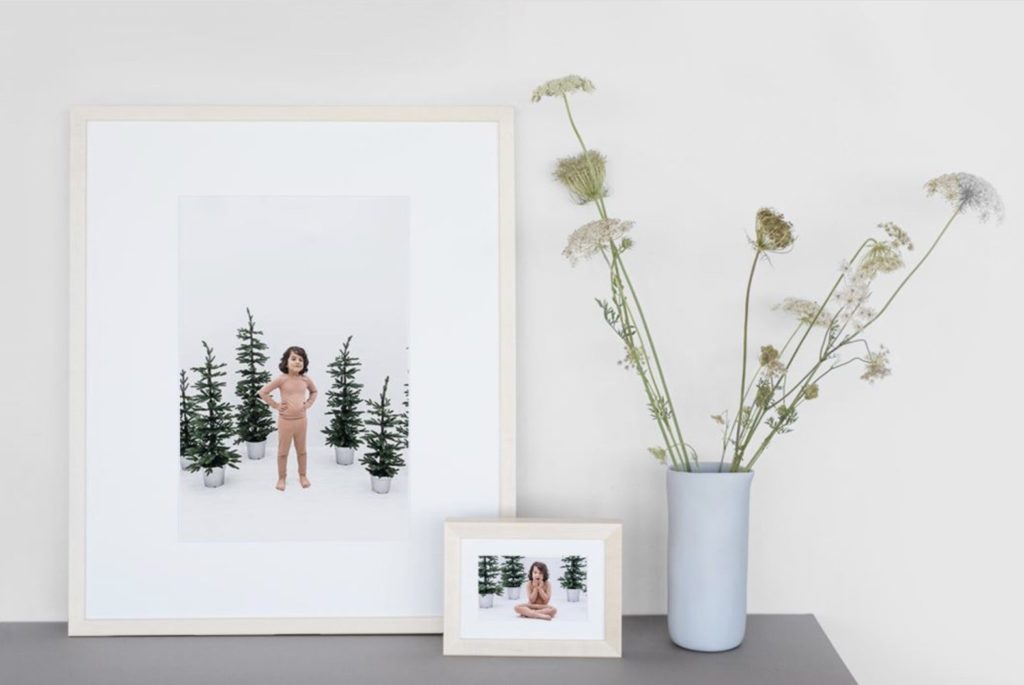 holiday mini session framed images